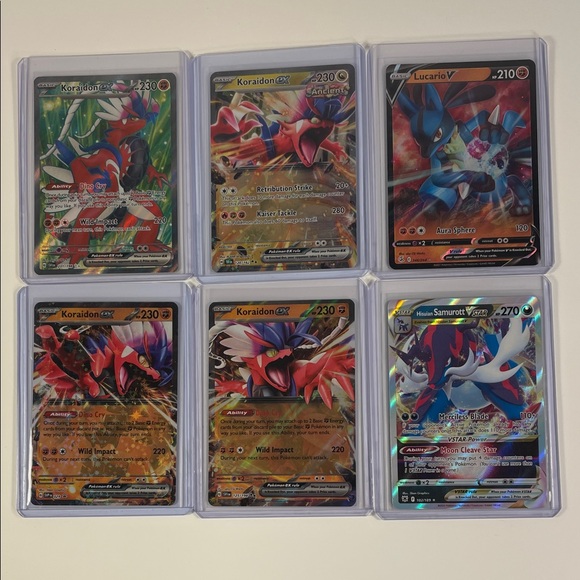 Pokemon Other - 6 Pokemon Trading Cards